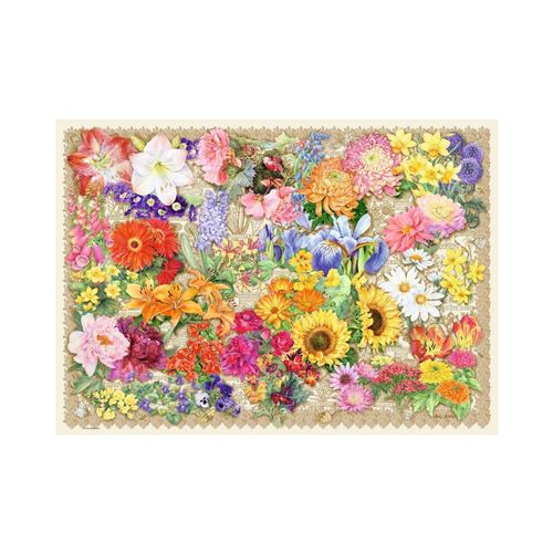 Puzzle Ravensburger - Fleurs, 1000 pièces