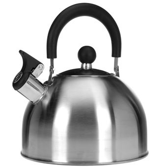 Théière à sifflet de cuisinière, grande capacité 2L-7L en option, théière  en acier inoxydable à poignée anti-brûlure(Size:5L) : : Cuisine et  Maison