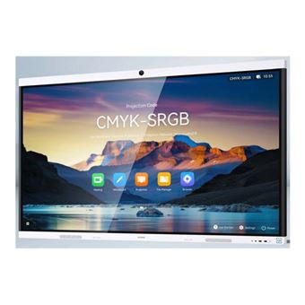 Huawei IdeaHub B3 IHB3-75SA - Classe de diagonale 75" écran LCD rétro-éclairé par LED - conférence - avec tableau blanc interactif intégré, PC et écran tactile (multi-touch), caméra 4K et réseau de 6 microphones - HarmonyOS - 4K UHD (2160p) 3840 - 1