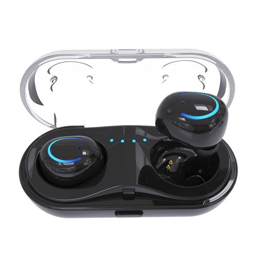 UMIWE Smart écouteurs sans fil Bluetooth binaural Noir