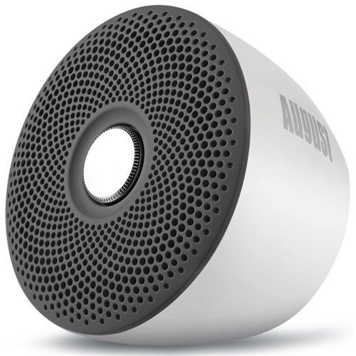 Enceinte Bluetooth Salle de Bain Waterproof Portable – August MS430 – Haut-Parleur Étanche Résistant à l'eau - Blanc