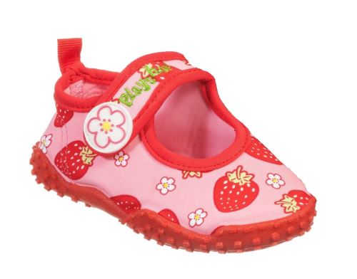 Playshoes chaussures d'eau Fraises filles rose/rouge