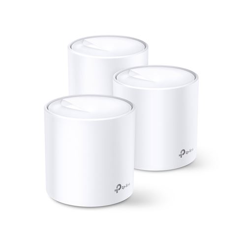 TP-Link Deco X20 - Système Wi-Fi (routeur) - maillage - GigE - 802.11a/b/g/n/ac/ax - Bi-bande