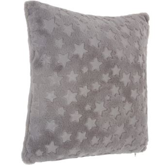 Coussin Etoiles Gris 40x40 Cm Decoration Chambre Enfant Canape