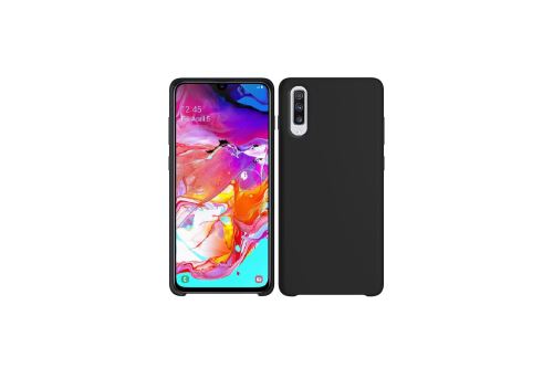 Ibroz Coque Silicone Soft Touch noire pour Samsung Galaxy A70LS
