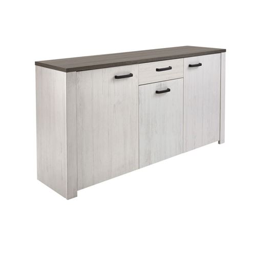 Bahut VALET 3 portes / 1 tiroir pin andersen / chêne prata