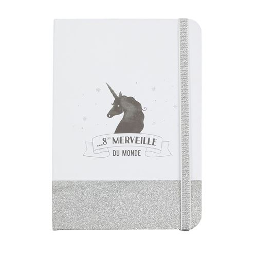 Carnet De Notes À Paillettes Licorne - Argent