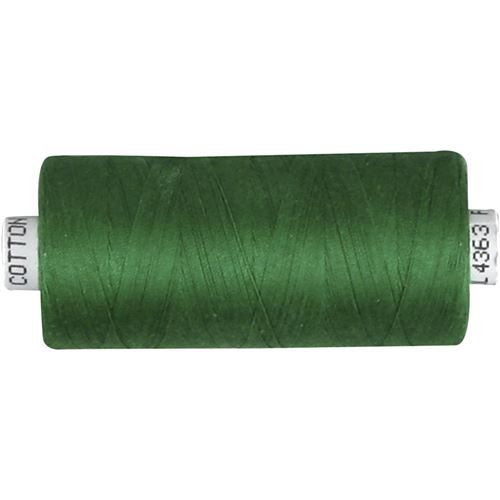 Creotime fil à coudre coton vert 1000 mètres