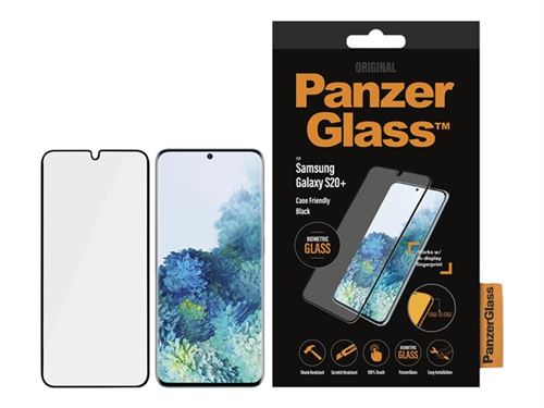 PanzerGlass Biometric - Protection d'écran pour téléphone portable - verre - limpide - pour Samsung Galaxy S20+, S20+ 5G