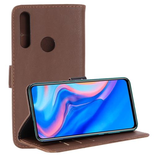 Etui en PU cheval fou rétro flip café pour votre Huawei P Smart Z