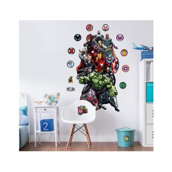 Walltastic 45491 Grand Autocollant Pour Chambre Avengers Vinyl