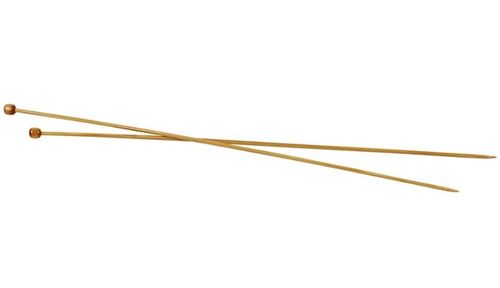 Creotime aiguilles à tricoter bambou 3 mm 35 cm