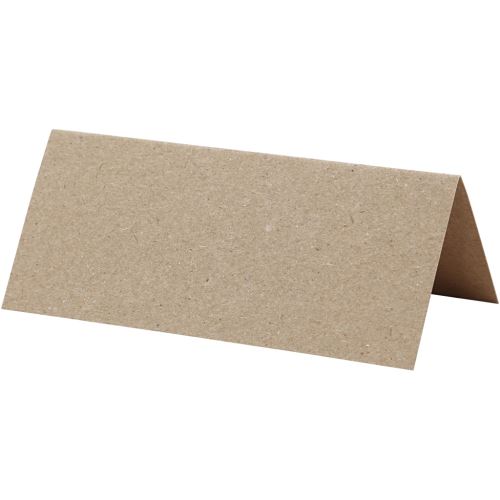 Happy Moments cartons de table 9x4 cm 20 pièces marron