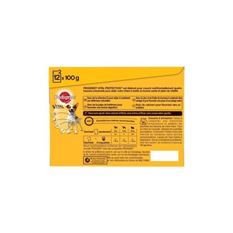 Pedigree Sachets Fraicheur En Sauce 4 Varietes Pour Chien 12x
