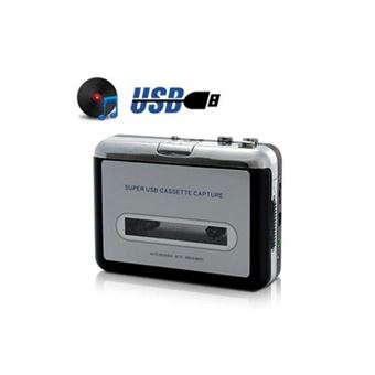 Lecteur de Cassette Portable, convertisseur MP3 avec Interface USB