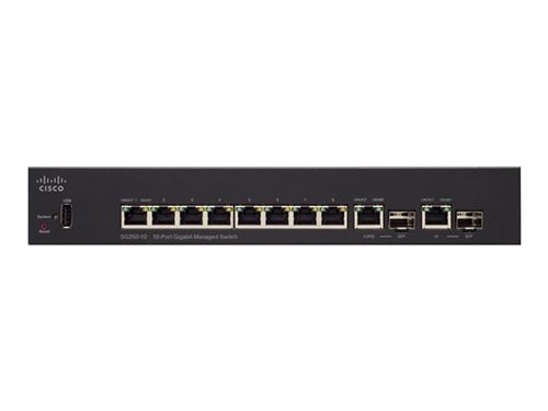 Cisco Small Business SG350-10 - commutateur - 10 ports - Géré