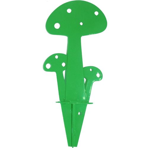 Iki - Champignon à planter Vert en Métal 15cm