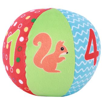 9 14 Sur Cloche A Saisir De Bebe Boule De Tissu En Peluche Ballon Multicolore Chiffre Jouets A Manipuler Achat Prix Fnac