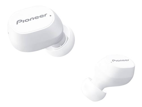 Pioneer C5truly SE-C5TW - Werkelijk draadloze koptelefoon met micro - inwendig - Bluetooth - helemaal wit