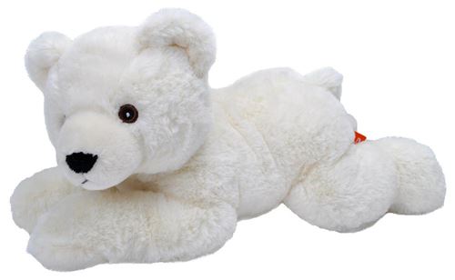 Wild Republic ours en peluche Ecokins junior 30 cm blanc