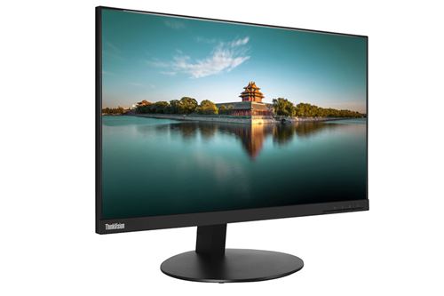 Lenovo ThinkVision T24i-10 - Écran LED - 23.8 (23.8 visualisable) - 1920 x 1080 Full HD (1080p) - IPS - 250 cd/m² - 1000:1 - 6 ms - HDMI, VGA, DisplayPort - noir
