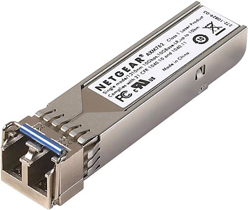 module mini gbic fibre netgear sfp + 10 gigabit monomode axm762