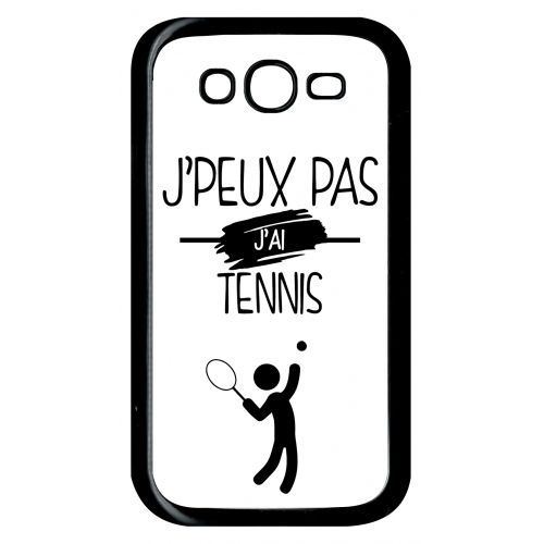 Coque samsung galaxy grand duos i9082 j peux pas j ai tennis 1
