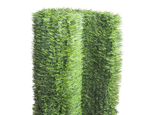 Haie artificielle Luxe 110 brins 6 m - 2 rouleaux 3 x 1,20 m - Jardideco