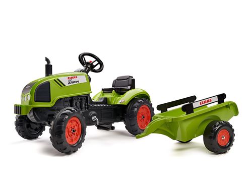 Tracteur Enfant Claas Arion 410 Avec Remorque 2 À 5 Ans - Falk