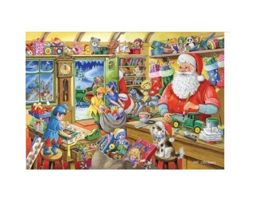 Puzzle 1000 Pièces : Christmas Collectors Edition No.5 - Santa's Workshop, The House of Puzzles