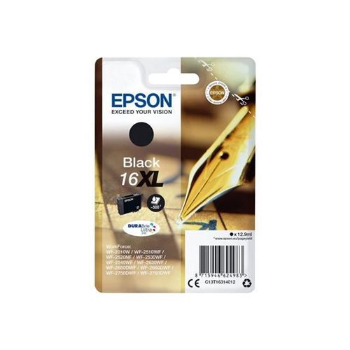 Epson 16XL - taille XL - noir - originale - cartouche d'encre