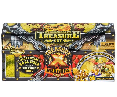 Treasure X trésor X 41511 Gold-Golden Dragon Lot, Multi
