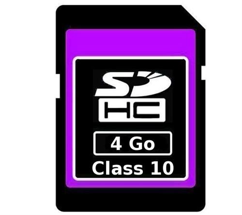 Carte Memoire SD Sdhc 4 Go Universelle Classe 10 Boite Noire Appareil Photo Cam YONIS