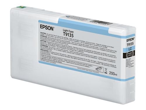 Epson T9135 - cyan clair - originale - cartouche d'encre