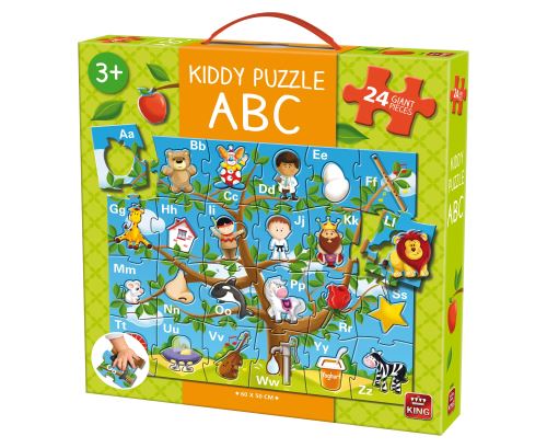 King puzzle cuir alphabet 48 pièces 60x50 cm