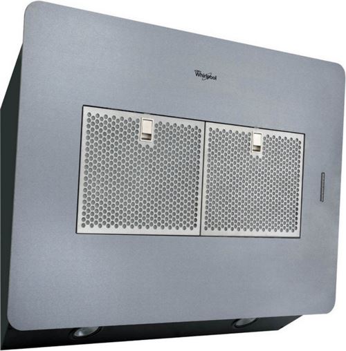 Whirlpool AKR 851 IX - Hotte - hotte décorative - largeur : 79.2 cm - profondeur : 32.9 cm - evacuation & recyclage - acier inoxydable