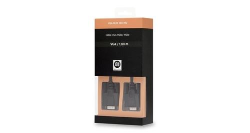 Câble vga mâle/mâle 1,8m d2 diffusion