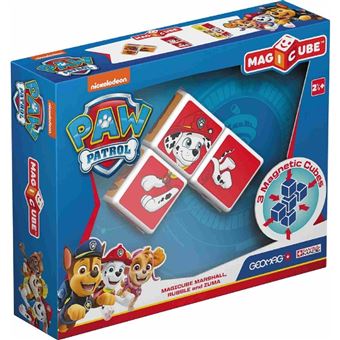 Geomag MagiCube Paw Patrol Marshall, Rubble and Zuma 3-pièces