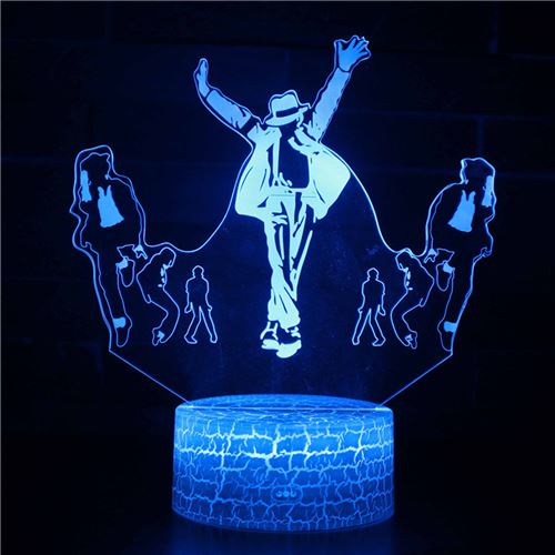 Stack Lampe 3D Tactile Veilleuses Enfant 7 Couleurs Avec Telecommande - Style #360 - Image 1