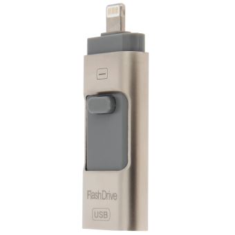 Clé USB 3 en 1 pour iPhone Android PC Stockage Externe USB 3.0 Haute  Vitesse Mémoire Mental 32 Go 1 - Clé USB - Achat & prix