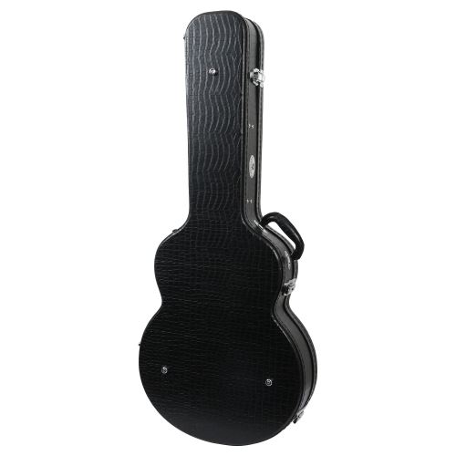 Fazley GC-AC120BC étui pour guitare hollow body Black Crocodile