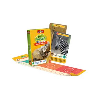Jeu de cartes Bioviva Défis Nature Junior Rois de la savane