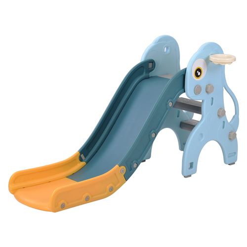 Merax Toboggan 3 en 1 Multifonction pour enfant 2-8 ans, Glisse 145 cm, Bleu