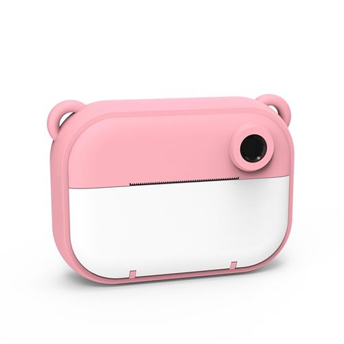 Appareil Photo Instantané Numérique Enfant, 2.4Pouces Écran IPS, Transmission WIFI ,32G TF Carte Rose &Blanc