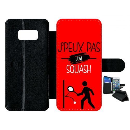 Etui à rabat samsung galaxy s8 j peux pas j ai squash 9