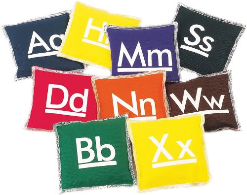 First-Play Lettres de l'alphabet Beanbags, Multicolore