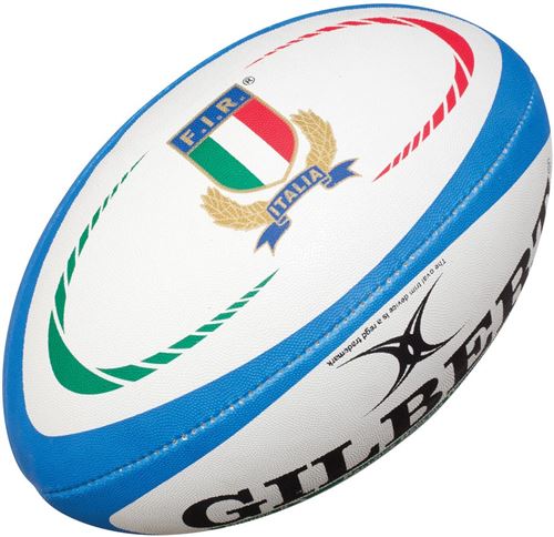 GILBERT Ballon de rugby REPLICA - Taille Mini - Italie