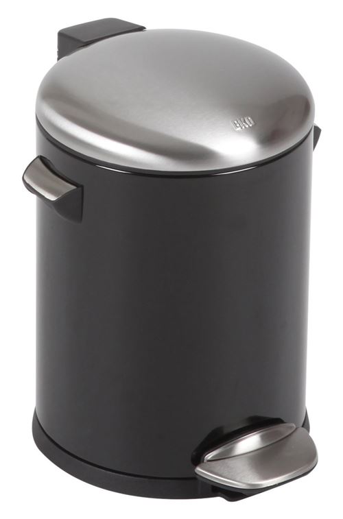 Poubelle belle deluxe step bin 5l noir, eko