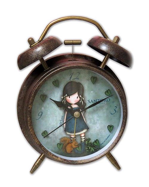 GORJUSS Bronce alarm clock You Brought Me Love