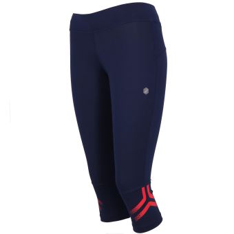 Short de running Asics Icon knee tight nv/pink l Bleu Taille : L rèf : 28810 - 1